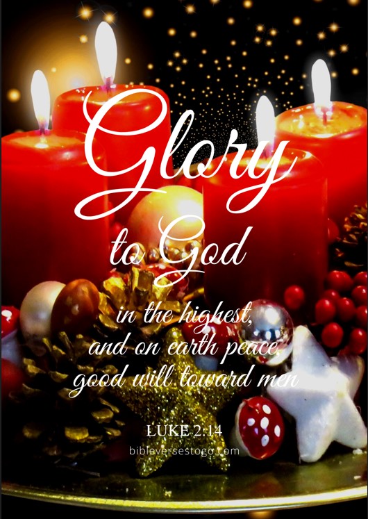 Nativity Candles Luke 2:14