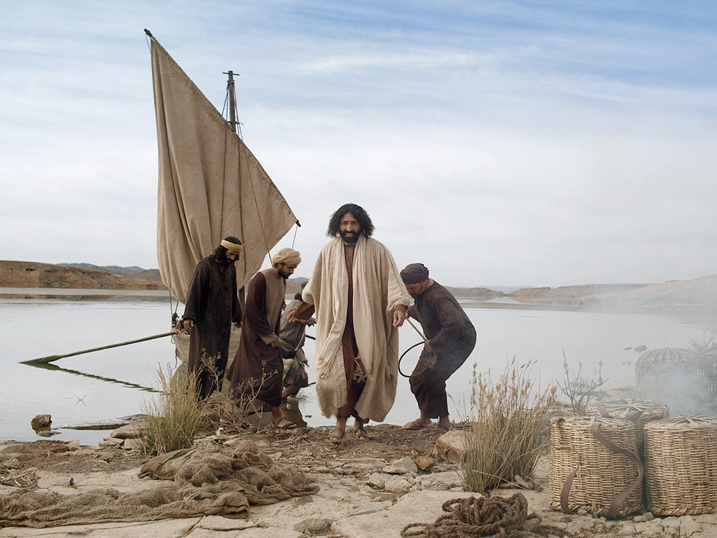 Luke 5:11 - Having moored their boats they left everything and followed Jesus.