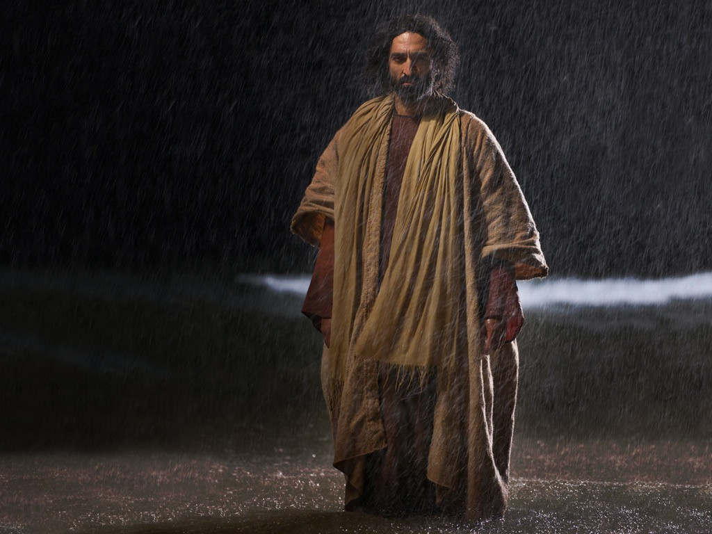 In the 4th Watch, Jesus walks on water. Matthew 14, Mark 6, John 6